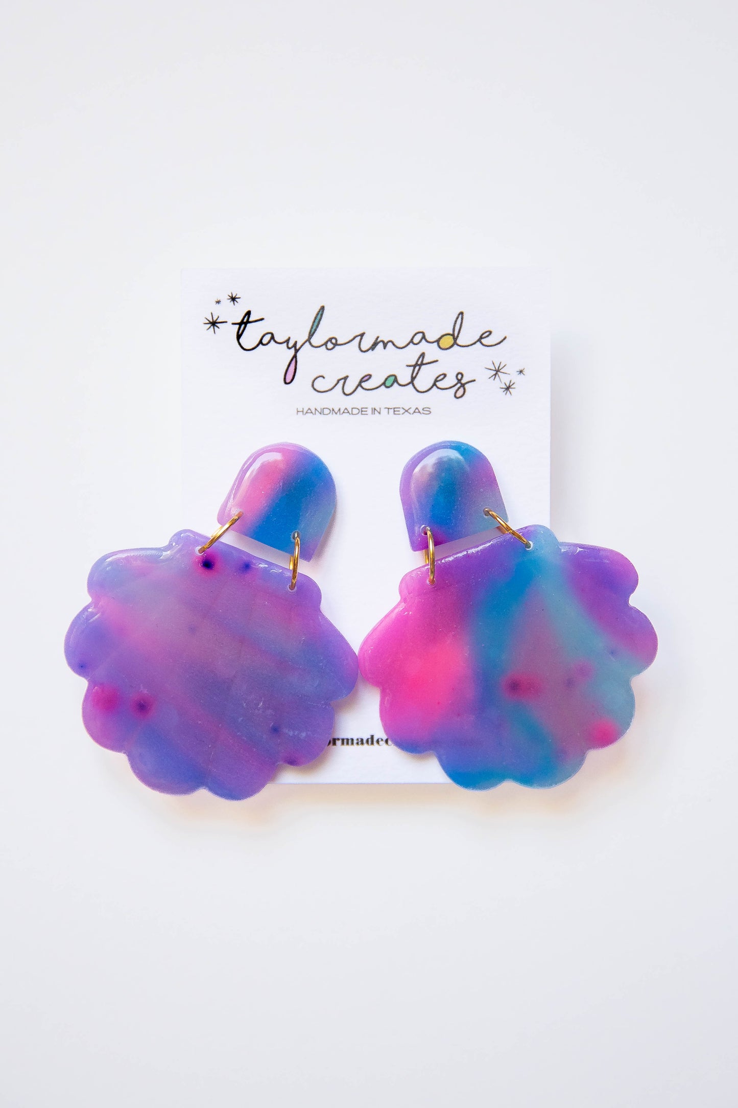 Mermaid Shell Earrings - XL