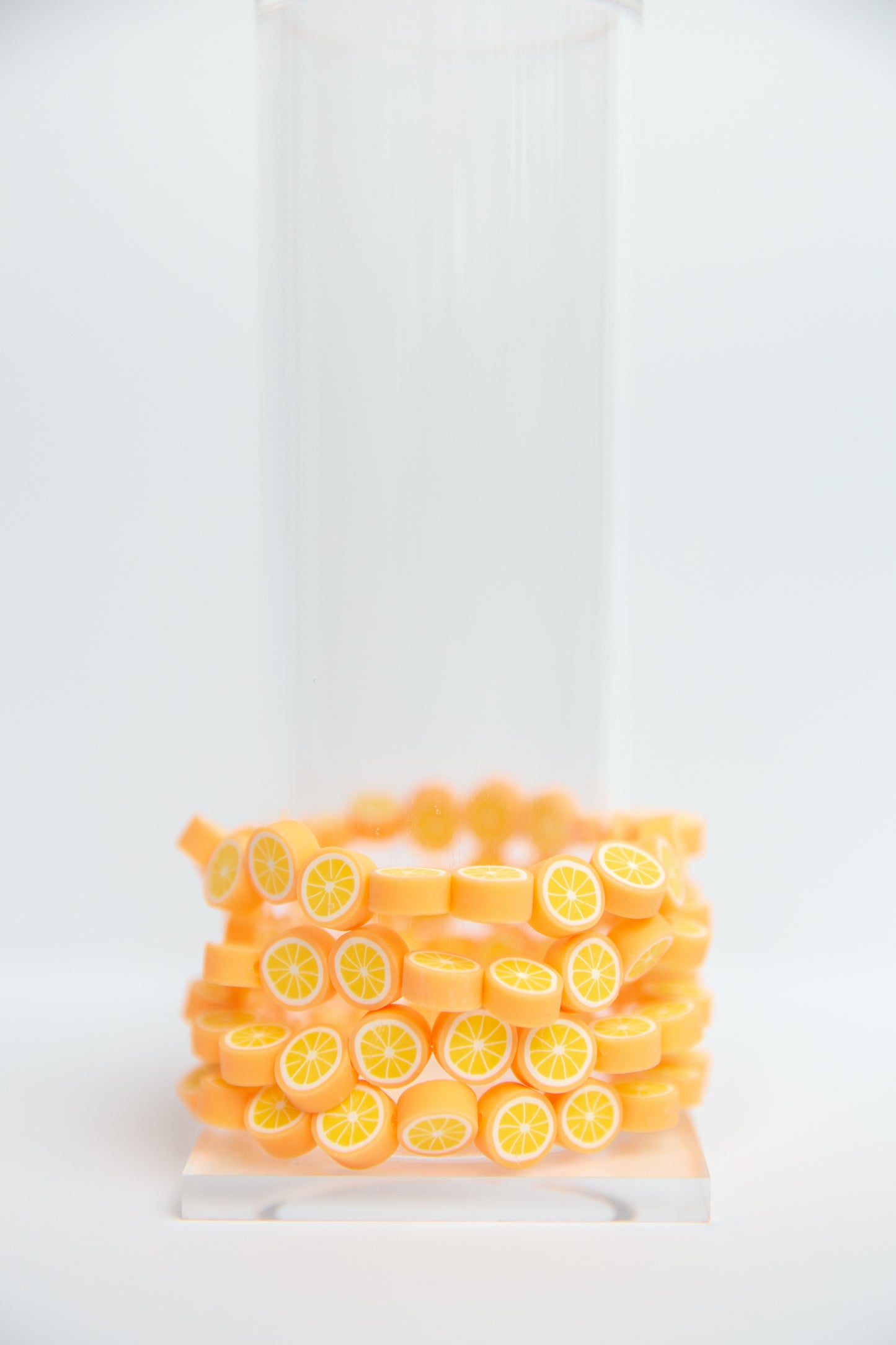 Orange Slice  Elastic Bracelet