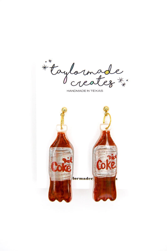 Diet Cola Earrings - Large