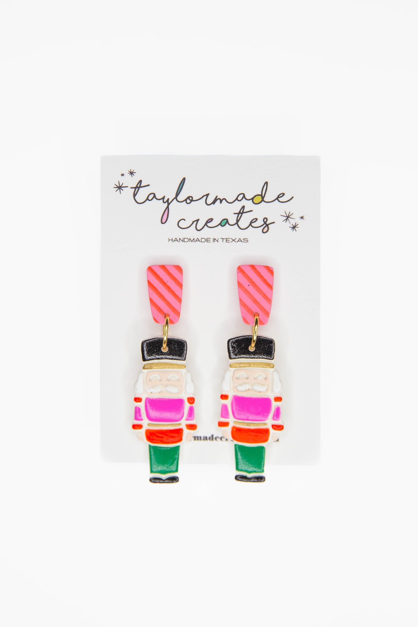 Bright Nutcracker Earrings