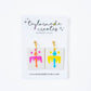 Mahjong Tile Earrings - Dragons