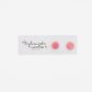 Iridescent Pink Tiny Dot Stud