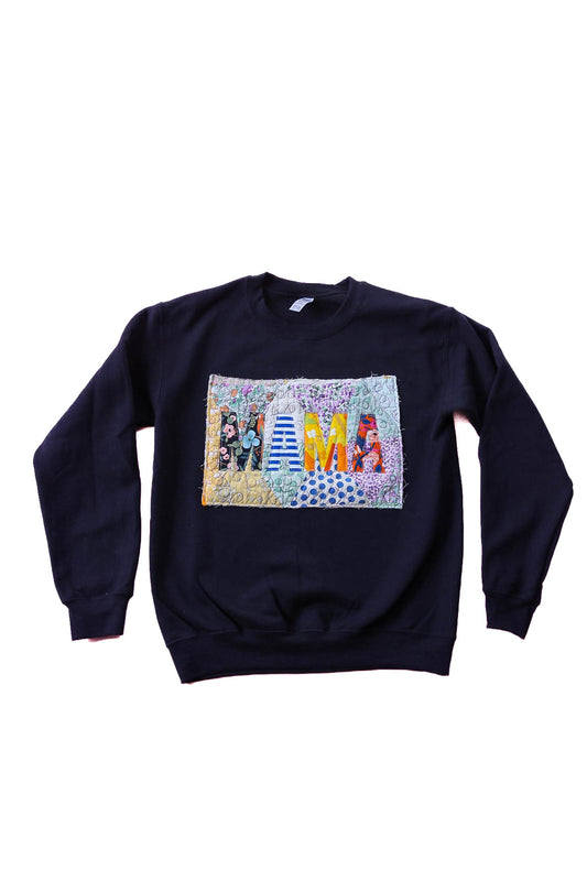 Mama Quilted Sweatshirt  - Size Small